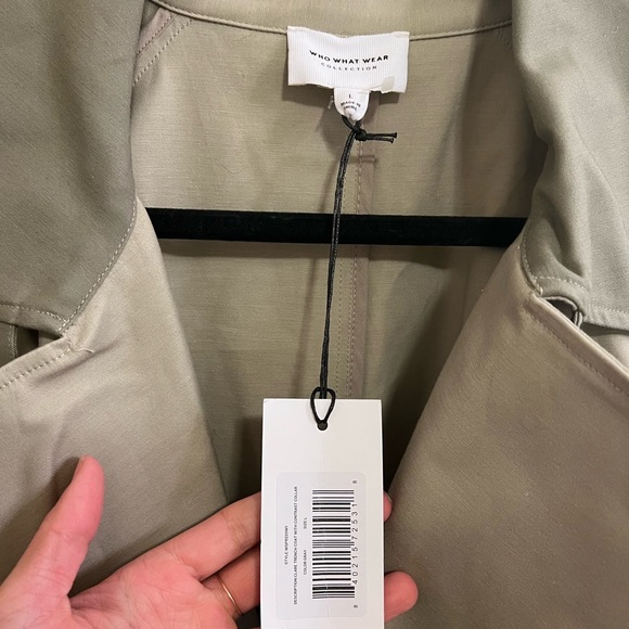 Who What Wear Trench Coat - Picture 3 of 4